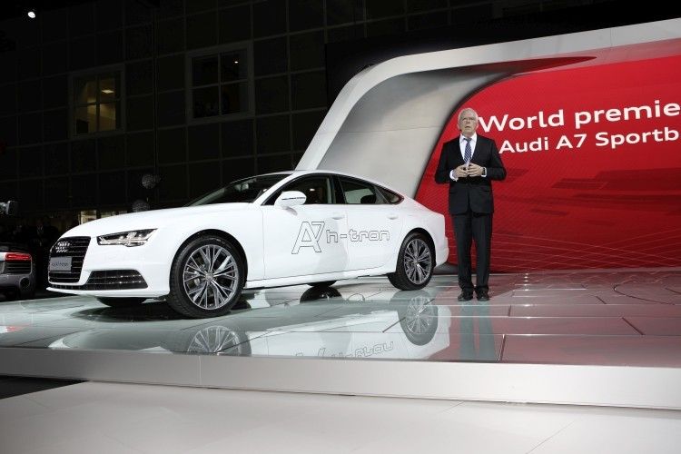 Audi A7 Sportback h-tron: Los Angeles Auto Show 2014 (Bild: Audi)