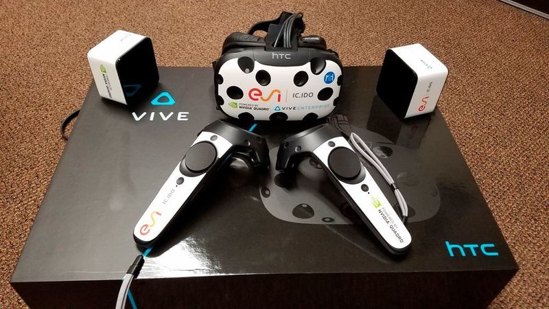 IC.IDO 11 läuft auf der HTC Vive Business Edition. (ESI Group)