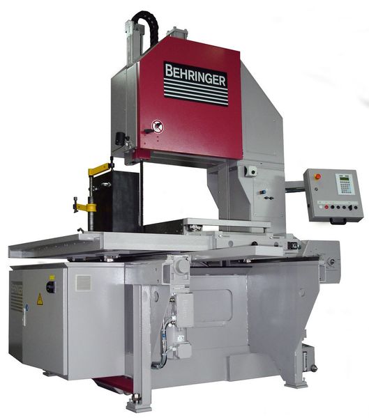 Mit der Vertikal-Bandsäge LPS60T bietet Behringer auf der Metav 2016 in Halle 15, am Stand A83 eine weitere Alternative, die vor allem im Werkzeugbau und für Probeschnitte unentbehrlich ist, wie es heißt. (Bild: Behringer)