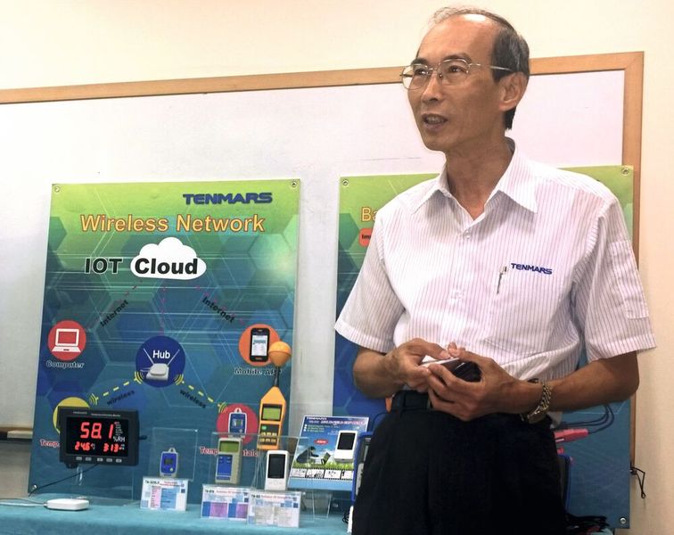 Biing Liu, Tenmars: „Auf der Taitronics werden wir unsere IoT-Cloud-Lösung erstmals mit der LoRa-Technologie (Low Power, Low Range) präsentieren, bei der es sich um eine äußerst zuverlässige drahtlose Kommunikationstechnologie handelt.“ (Bild: Thomas Kuther)