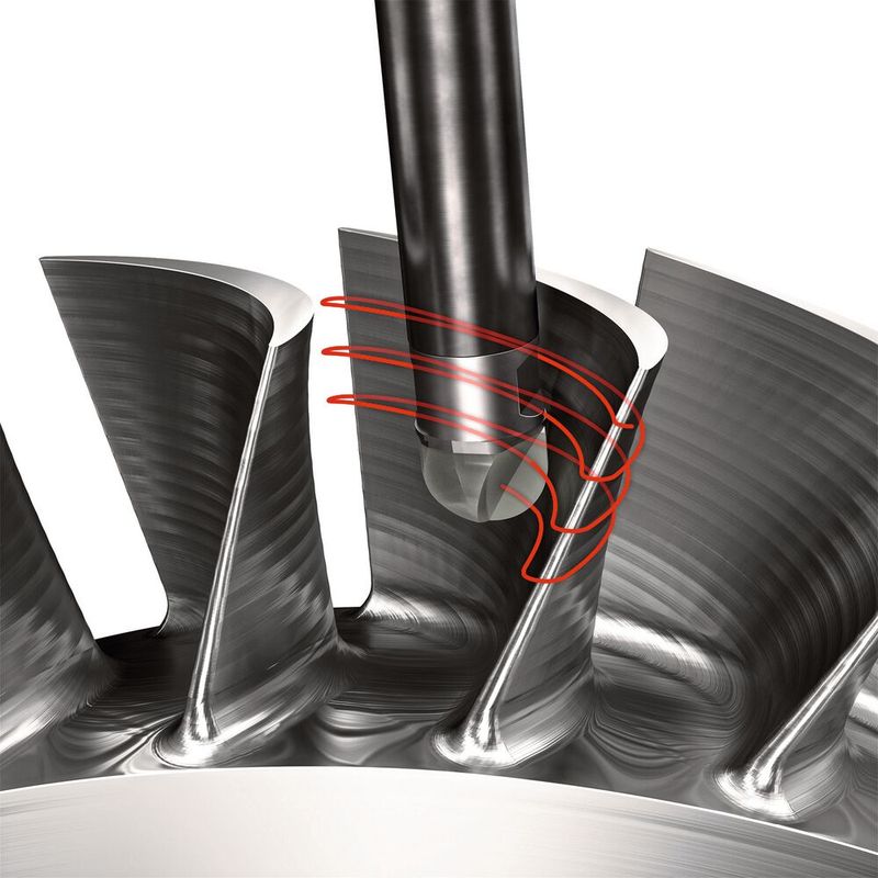 Der «Coromill 316» mit Keramik-Wechselkopf verfügt über eine gelötete Keramik-Hartmetallverbindung, die sowohl Festigkeit als auch Flexibilität bietet – die Wechselkopf­geometrie ermöglicht eine einfachere und schnellere Profil­bearbeitung.