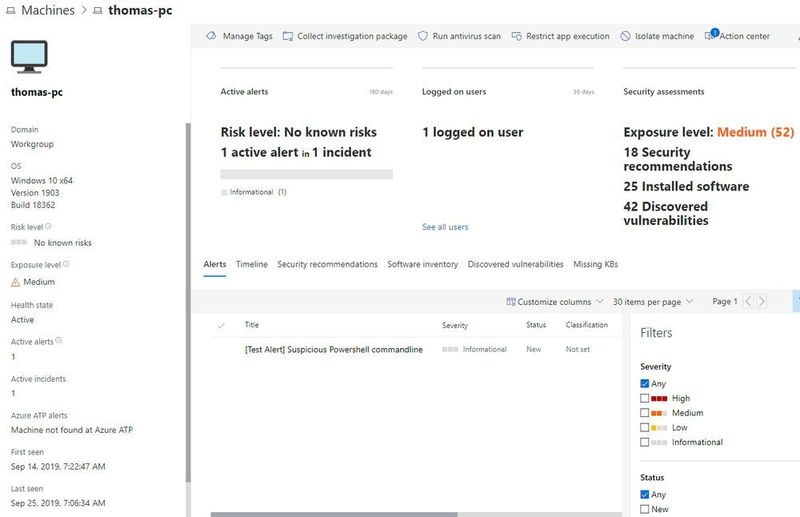 Für alle angebundenen Computer lassen sich Details anzeigen und überprüfen, ob es Probleme und Malware-Angriffe gegeben hat. (Joos)