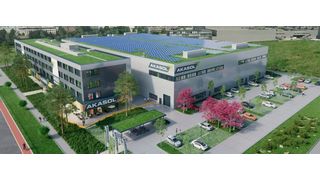 Die geplante Akasol-Firmenzentrale in Darmstadt. (Akasol)