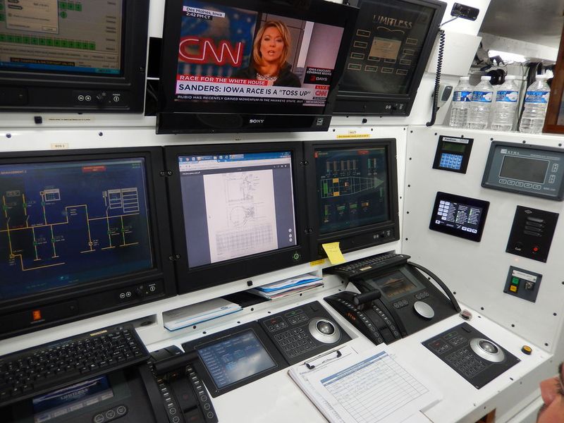 Auf der Yacht Limitless können alle Einrichtungen vom zentralen Steuerungsraum aus bedient werden. (Bild: Turck)