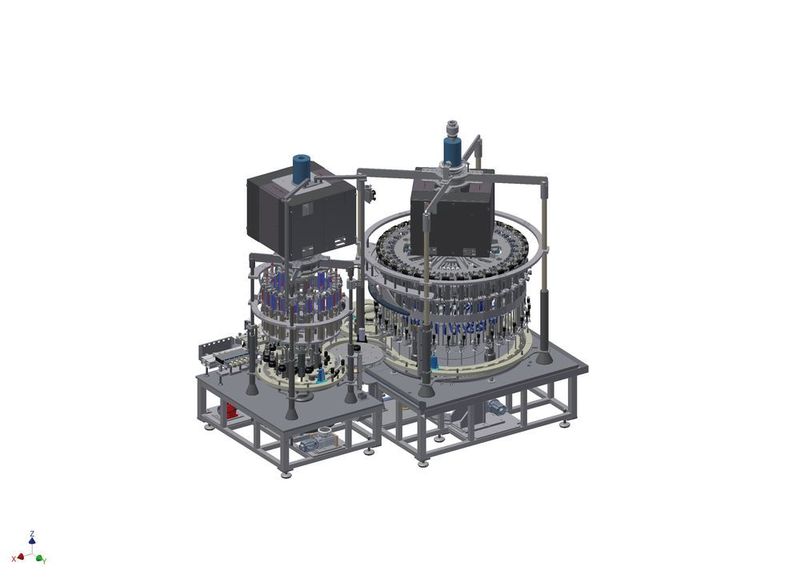 Die flexibel einsetzbare Füll- und Verschließmaschine von Tölke füllt bis zu 300 Flaschen/min bei einem Füllvolumen von maximal 250 ml.  (Tölke)