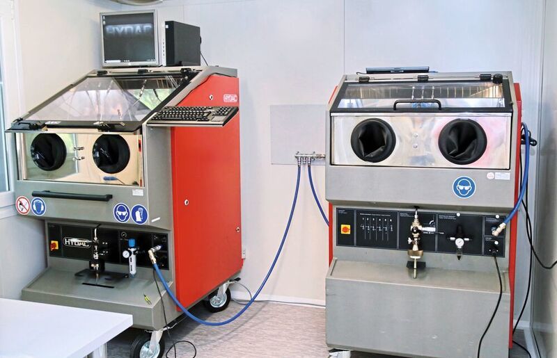 Hydac-Extraktionsmodule CTU dienen der Bestimmung der Technischen Sauberkeit gering verschmutzter Bauteile. (Anne Richter, SMM)