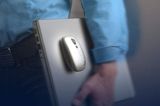 So bleibt die Logitech V550 immer »am Mann«. (Archiv: Vogel Business Media)