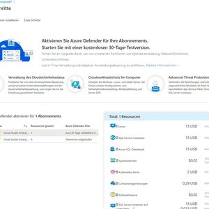 Azure Defender für mehr Sicherheit von Azure-VMs nutzen. (Bild:  Joos)