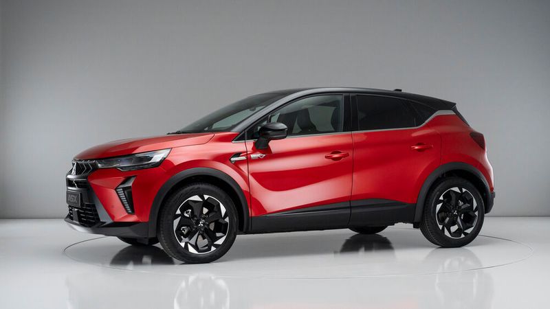 Mitsubishi hat den ASX überarbeitet. Die Grundkarosserie wurde nicht angefasst, allerdings der vordere Stoßfänger im Sinne des Mitsubishi-Markendesigns „Dynamic Shield“ nachgeschärft. (Bild: Mitsubishi)