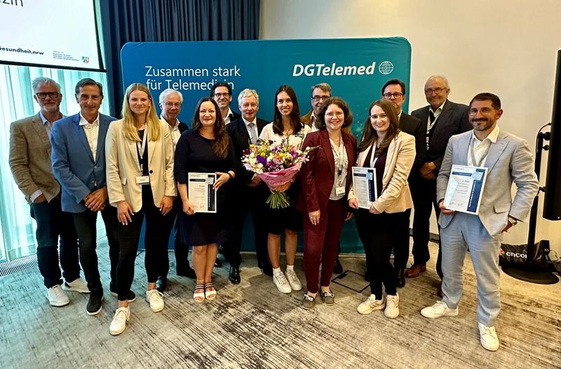 Die Gewinner des Telemedizinpreises 2024 (©DGTelemed)