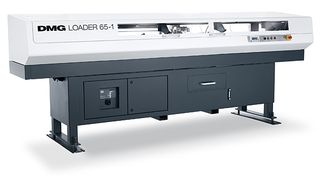 Ein sicheres und produktives Beschicken des Stangenladers mit Stangen von bis zu 3300 mm Länge bei 10 bis 80 mm Durchmesser ist während der Hauptzeit möglich. Bild: Gildemeister (Archiv: Vogel Business Media)