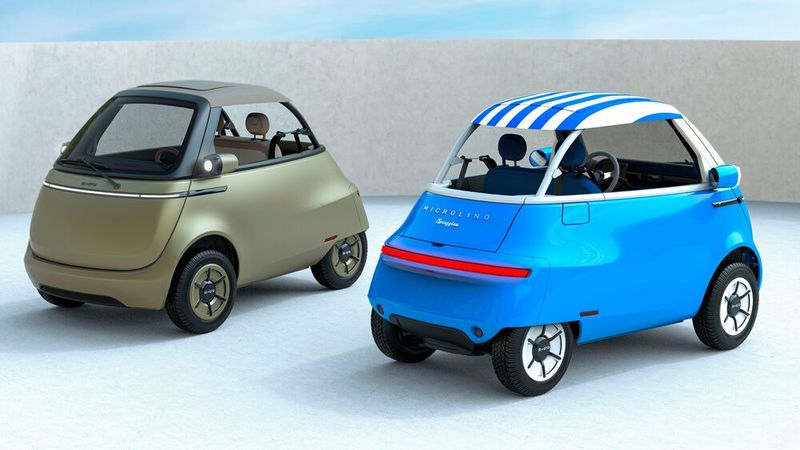 Zum Start gibt es das 2,52 Meter lange Mikromobil zunächst in einer „First Edition“ mit reichhaltiger Ausstattung. (Bild: Micro)