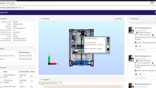 Die Komponentenarchitektur von Elements for IoT kombiniert spezialisierte Funktionsmodule mit sorgfältig ausgewählten Open-Source-Bausteinen. Im Bild ein Dashboard. (Bild: CONTACT Software)
