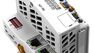 Mit eigener Einspeiseklemme: der Feldbuskoppler Profinet IO advanced 750-375. (Wago)