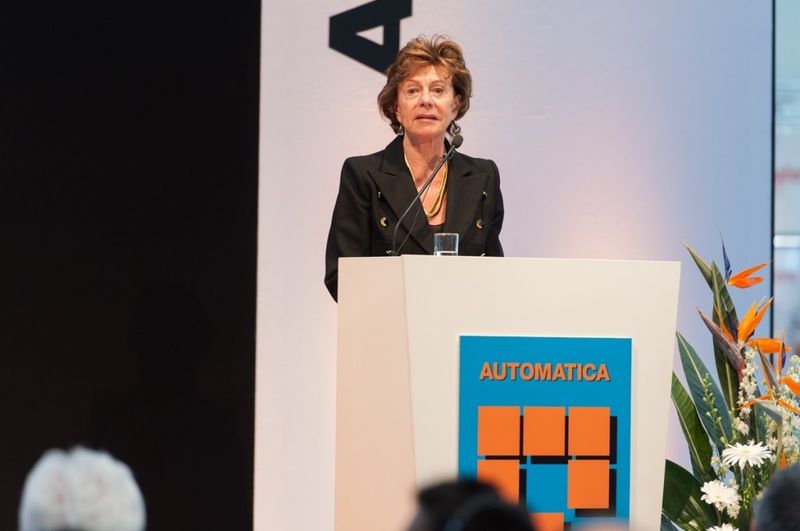 Die Vizepräsidentin der europäischen Kommission Neelie Kroes: 