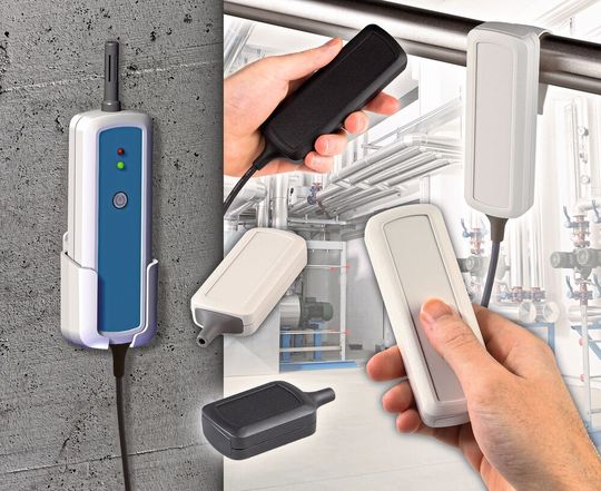 Die neuen kompakten Gehäusegrößen der Connect-Serie liegen gut in der Hand.(Bild:  OKW Gehäusesysteme)