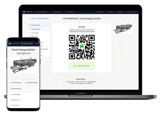 Der Anwender findet alle technischen Dokumentationen oder Beschreibungen zur Maschine übersichtlich an einem Ort.(Bild:  Stryza)