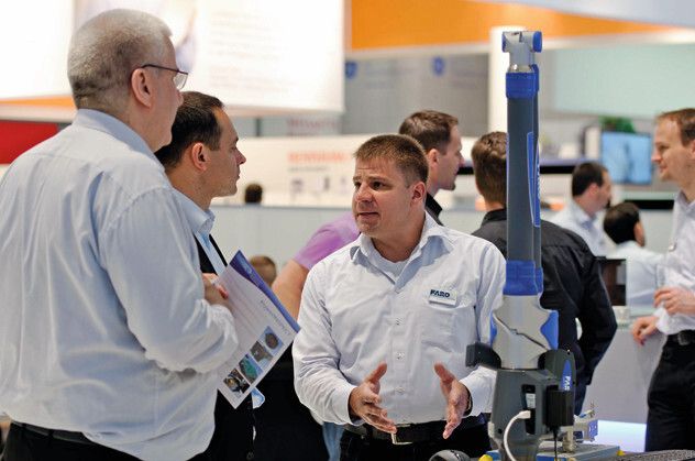 Auf der Fachmesse Control von 6. bis 9. Mai in Stuttgart ist Faro in Halle 3, Stand 3404 vertreten. (Faro)