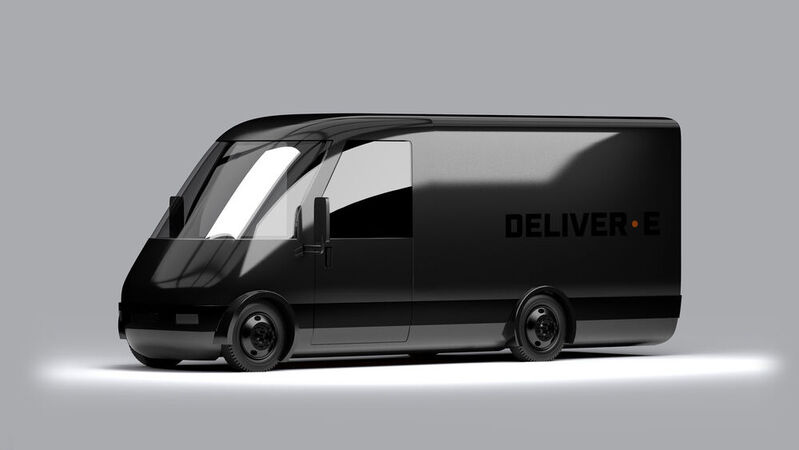 Bollinger hat Computer-Retuschen seines für 2022 angekündigten E-Lieferwagens Deliver-E veröffentlicht.