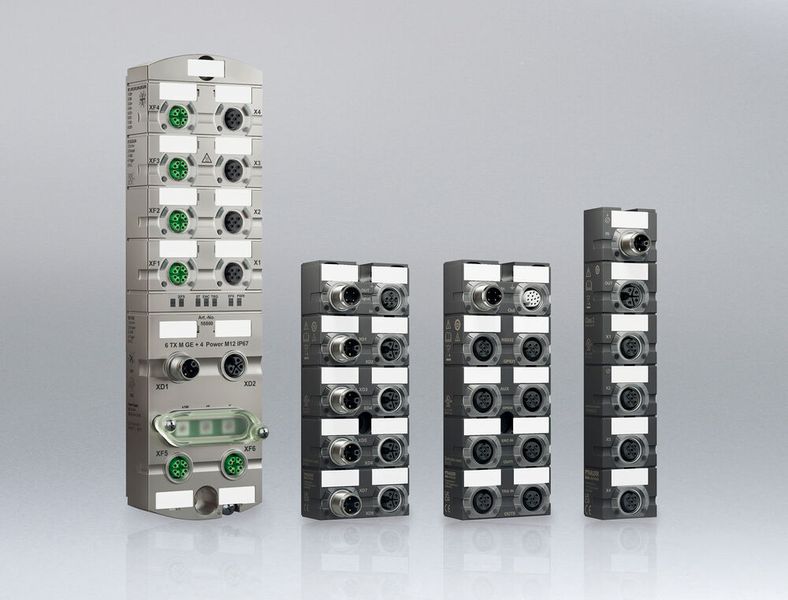 Vision-Installationslösungen von Murrelektronik: Die Xelity Switche inklusive NEC Class 2 Spannungsversorgung übernehmen die reibungslose und fehlerfreie Datenkommunikation. (Bild: Murrelektronik)