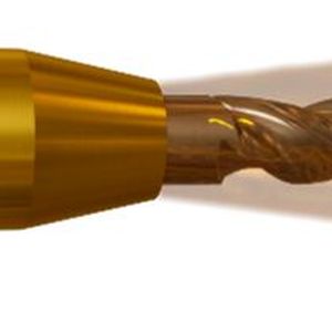 Dixi Polytool setzt bei seinen Mikrofräsern zum einen auf ein hocheffizientes, im Fräser integriertes Kühlsystem, zum anderen auch auf symmetrisch geschliffene Stirnschneiden. (Bild:  Dixi Polytool)