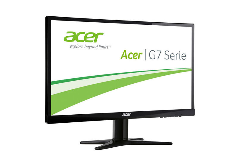 Der Acer-IPS-Full-HD-Monitor mit LED-Hintergrundbeleuchtung hat eine Diagonale von 23,8 Zoll und eine Reaktionszeit von 4 ms. Mit der Energieeffizienzklasse A und einem Stromverbrauch von 20 Watt punktet das Gerät auch beim Umweltschutz. Es sind je ein VGA-, DVI- und HDMI-Anschluss verbaut. Der Monitor ist 54 x 41 x 1,85 cm groß und wiegt 2,9 kg. Inklusive neigbarem Standfuß, VGA-Kabel und Kurzanleitung soll das Display rund 180 Euro kosten. (Bild: Tchibo)