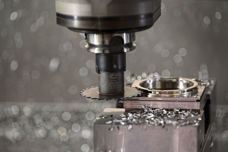 Schlitzfräser des Systems Nutex ohne stirnseitige Spannelemente eignen sich hervorragend zum prozessicheren Trennen.   (Bild: Karin Furter)