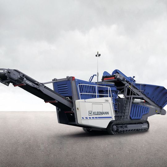 Auf der diesjährigen Bauma wurde u.a. der neue mobile Kegelbrecher Mobicone MCO 11 Pro vorgestellt.(Bild:  Kleemann)