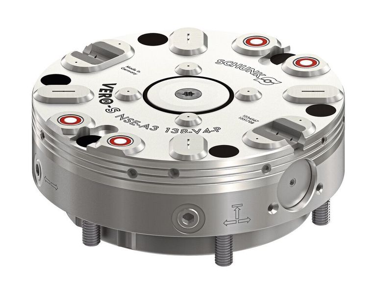 Das Schnellwechselmodul VERO-S NSE-A3 138 wurde speziell für automatisierte Anwendungen entwickelt.  (Schunk)