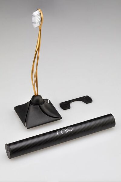 Luxus-Zahnbürsten-Set MIO aus Metall mit exklusiver Verpackung (Zare)