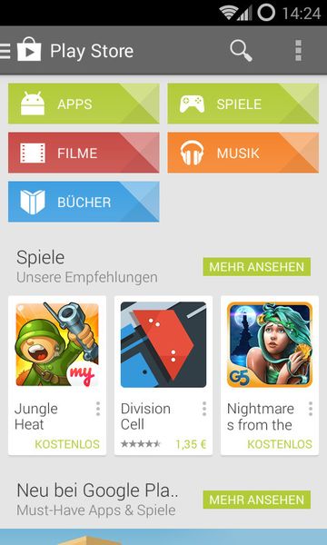 Inoffizielle App-Stores meiden: Selbst im offiziellen Play Store von Google findet sich hin und wieder die eine oder andere schadhafte App. Zwar entfernt Google schädliche Apps, sobald sich die Nutzer beschweren, manche Anwendungen bleiben aber eine ganze Weile unerkannt. Dennoch ist es weitaus sicherer hier einzukaufen, als bei inoffiziellen Stores oder auf dubiosen Webseiten. Bei Google Play, Amazon, AndroidPit oder GetJar ist man in jedem Fall am sichersten unterwegs. In App-Marktplätzen gelten die gleichen Regeln wie beim Online-Shopping: Man sollte die Seriosität des Anbieter prüfen und die Kommentare lesen. (Bild: Archiv)
