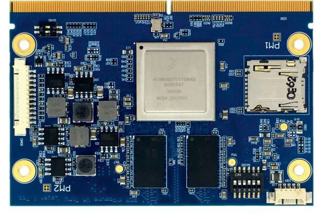 Das X’Posure V4 Tiny CPU-Modul basiert auf der iMX6 Familie und unterstüzt CPUs mit Single-, Dual- oder Quad-Core und RAM-Speicher bis 8GB DDR3. (Bluechips)
