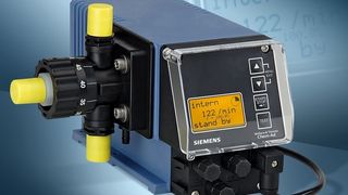 Mit der Chem-Ad-Serie stellt Siemens Water Technologies Membranpumpen zur Dosierung von 0,2 bis zu 750 l/h vor, die u.a. bei der Abwasserbehandlung und im industriellen Umfeld eingesetzt werden.  (Bild: Siemens)