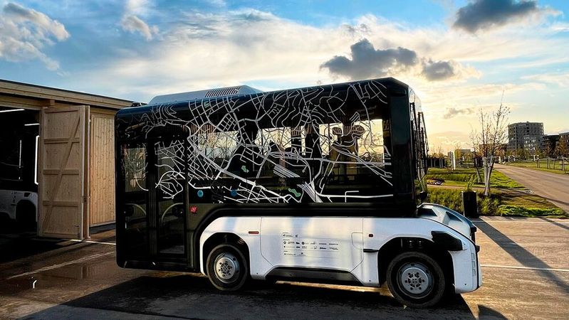 Rund ein halbes Jahr soll das U-Shift auf dem Gelände der Bundesgartenschau unterwegs sein. (Bild:  DLR)