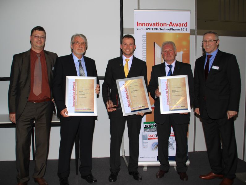Shortlistkandidaten waren: Dr. Jörg Kempf, Wolfgang Hageleit (Mollet Füllstandtechnik), Clemens Hengstler (Vega Grieshaber), Heinz-Jürgen Kockel (Aerzener Maschinenfabrik) und Gerd Kielburger. (Bild: Ernhofer/PROCESS)