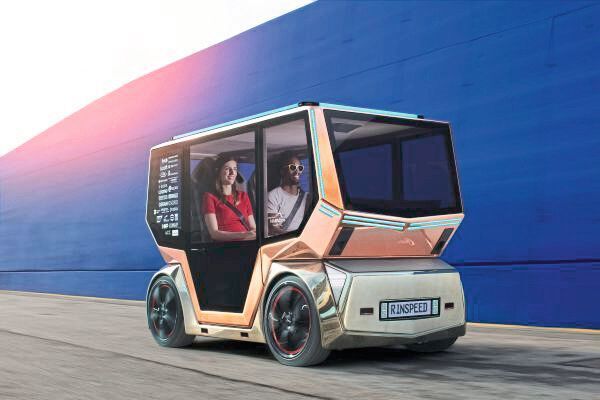 Der elektrisch angetriebene microSNAP ist gespickt mit technischen und optischen Leckerbissen, die ein namhaftes Netzwerk weltweiter Firmen beisteuert.  (Rinspeed)
