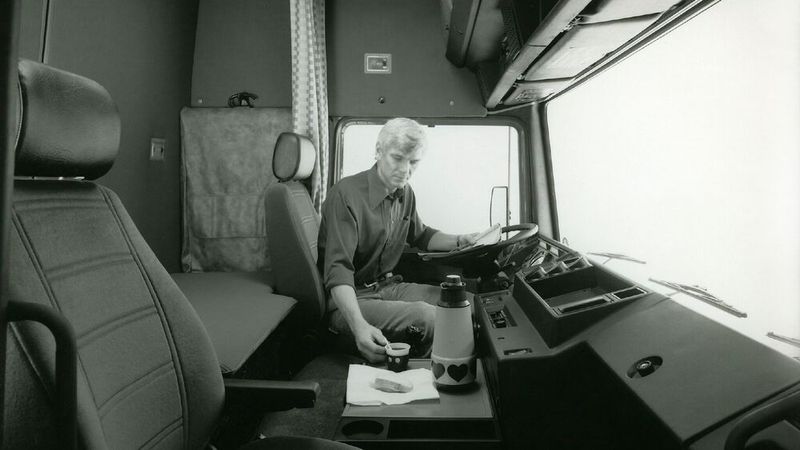 Ende der 1970er Jahre setzt Volvo mit dem „Globetrotter“-Fahrerhaus für schwere Langstrecken-Lkw neue Standards. (Bild: Volvo)