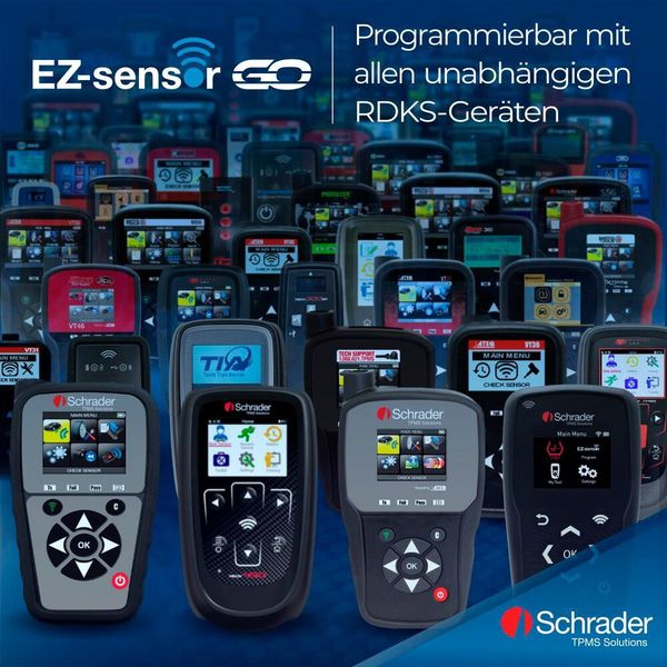 Kompatible Programmiergeräte (Schrader)