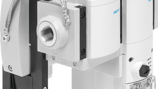 Das Energieeffizienz-Modul MS6-E2M reduziert den Verbrauch in Druckluftsystemen. (Bild: Festo)