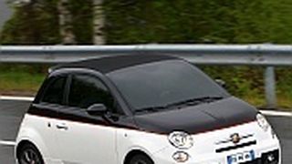 Viel auffälliger als mit dem schwarz-weißen Abarth 500 C kann man nicht Kleinwagen fahren. (Archiv: Vogel Business Media)