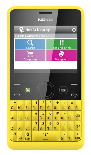 Das Asha 210 misst 111,5 x 60 x 11,8 Millimeter und wiegt dabei 97,3 Gramm. (Bild: Nokia)