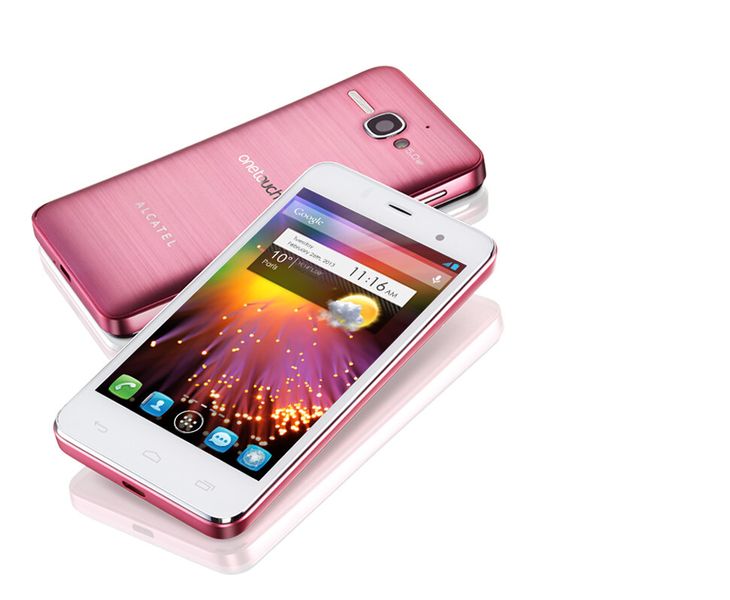 Die Besonderheit von Alcatels One Touch Star ist ein 4-Zoll-AMOLED-Display, das fast über die gesamte Breite des Geräts reicht. (Alcatel)