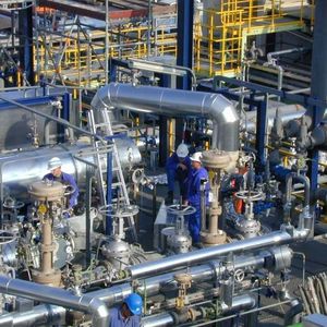 Vinylchlorid-Anlage im Chemiepark Knapsack.