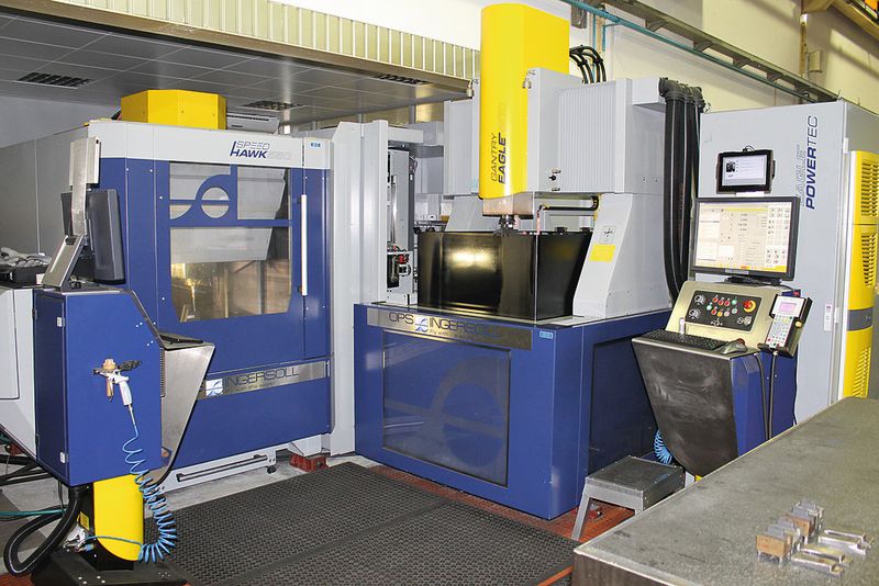 Mould maker Imoplastic in Marinha Grande is taking advantage of an OPS Ingersoll Mold-Centre, consisting of a Gantry Eagle 800 EDM, a Speed Hawk 550 HSC 5-axis machine, as well as an Eagle Powertec generator. (Source: Schulz)