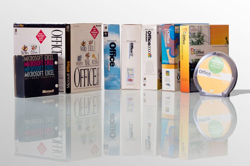 Die Ahnengalerie von Office ( Microsoft)