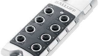Die neuen M12-Sensorhubs bieten laut Hersteller zahlreiche Features, die das Handling vereinfachen, so lässt sich jeder Eingang über einen Parametersatz bequem als Öffner oder Schließer parametrieren. Bild: Balluff (Archiv: Vogel Business Media)