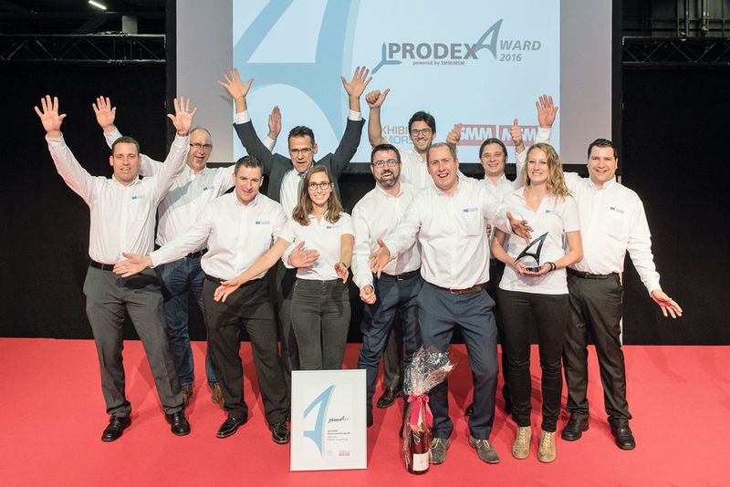 Der EWD-EVO wurde erstmals an der Prodex 2016 einem breiten Fachpublikum vorgestellt und sogleich mit dem Gewinn des Prodex-Awards ausgezeichnet.  (Thomas Entzeroth)