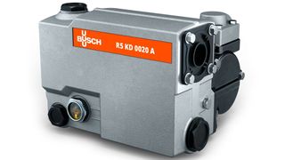 Die R5 KD 0012/0020 A, eine Ölgeschmierte Drehschieber-Vakuumpumpe von Busch Vacuum Solutions. (Bild: Busch)