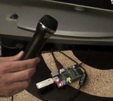 Karaoke-Pi: Der Raspberry Pi lässt sich auch für Karaoke einsetzen (Bild: Pi-Fun)
