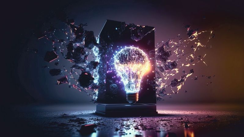 Unternehmenszukunft von innen: Mittelständische Unternehmen müssen zukunftsfähig bleiben ohne die Mitarbeiter zu überlasten.(Bild:  © Digital Vision Lab – stock.adobe.com / KI-generiert)